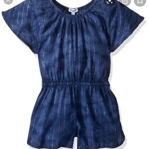 Splendid girls navy romper 5/6